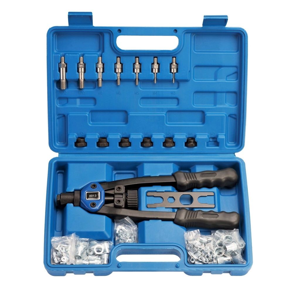 Pistola remachadora eléctrica, adaptador de broca para pistola de tuercas  de remache de 2,44,8mm, herramienta de remachado, herramienta de remache  para tirar de tuerca JM