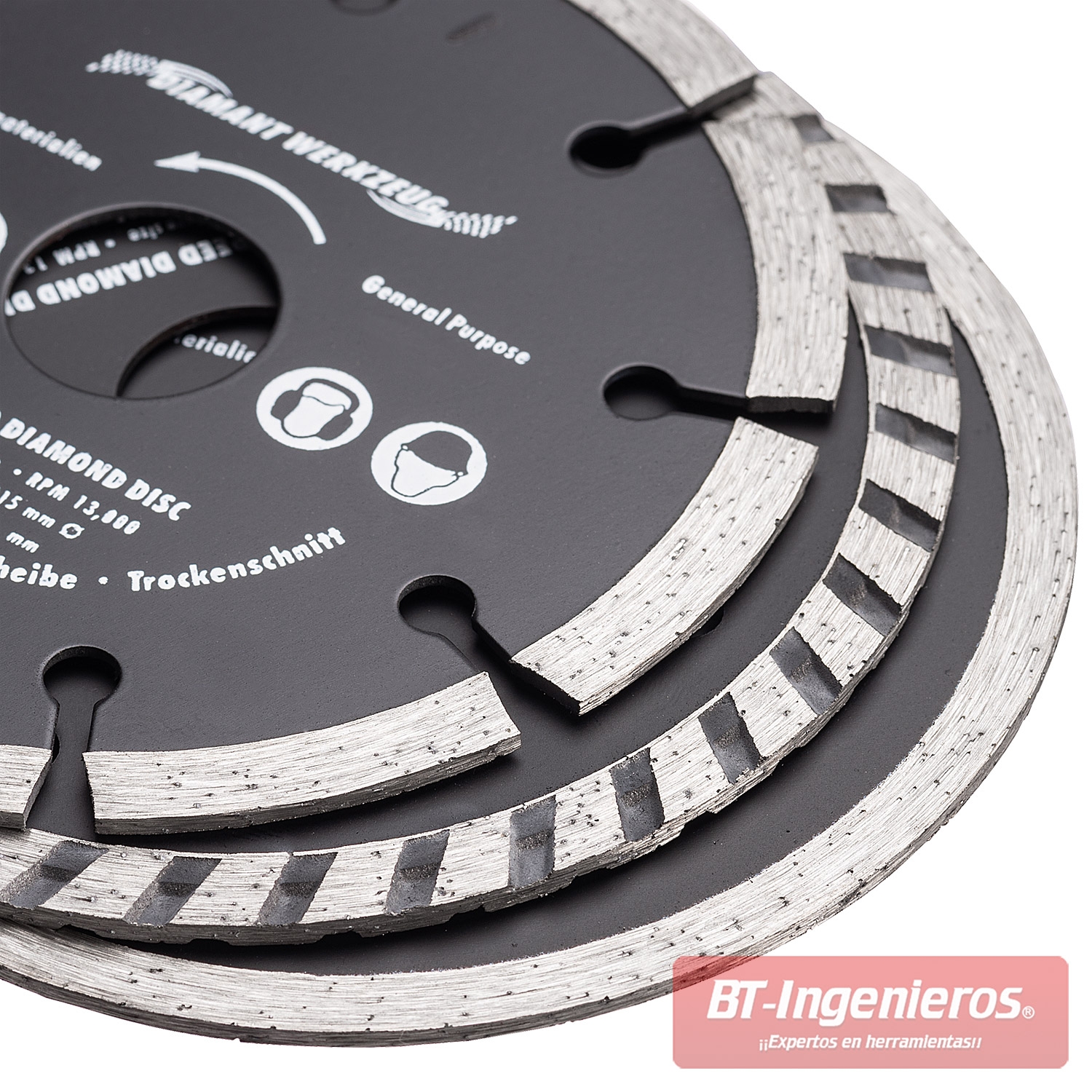 Discos de corte para metal 115 mm. Reforzados - BT-Ingenieros
