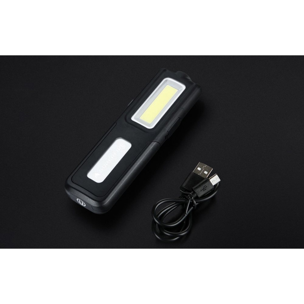Juego de 2 Lamparas Linternas de Taller LED recargable USB 2 modos de luz  1200 mAh
