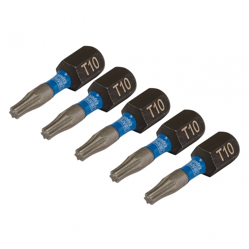 5 Puntas Torx de impacto Draper Expert T10