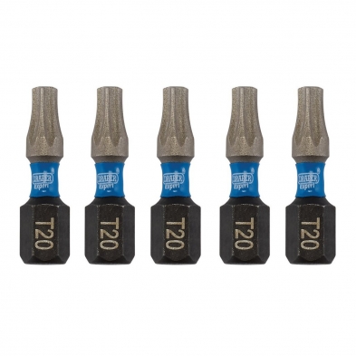 Pack de 5 puntas de atornillado de alta resistencia Torx 20