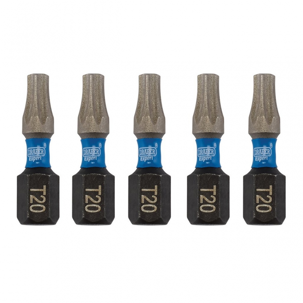 Pack de 5 puntas de atornillado de alta resistencia Torx 20