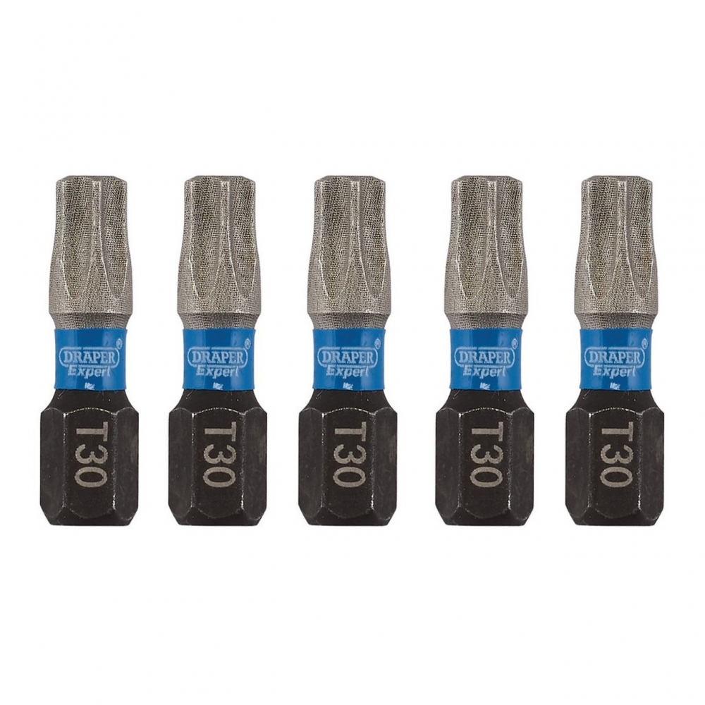 Pack de 5 puntas de atornillado de alta resistencia Torx 30