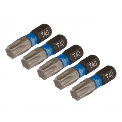 5 Puntas Torx de impacto Draper Expert T40