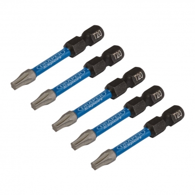 5 Puntas Torx  largas de impacto Draper Expert 20.