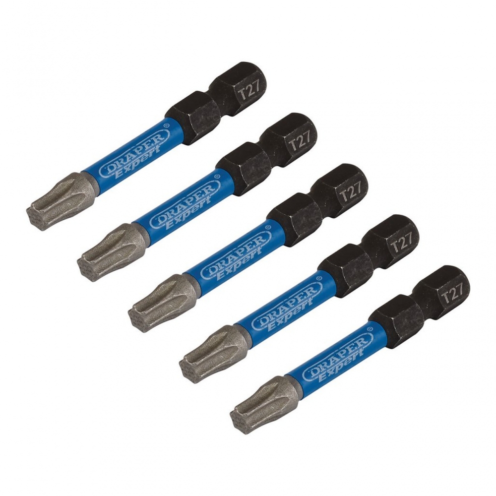 5 Puntas Torx  largas de impacto Draper Expert T27.