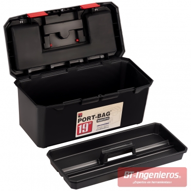 Caja de almacenamiento Maestro con bandeja - 480 x 230 x 230 mm.