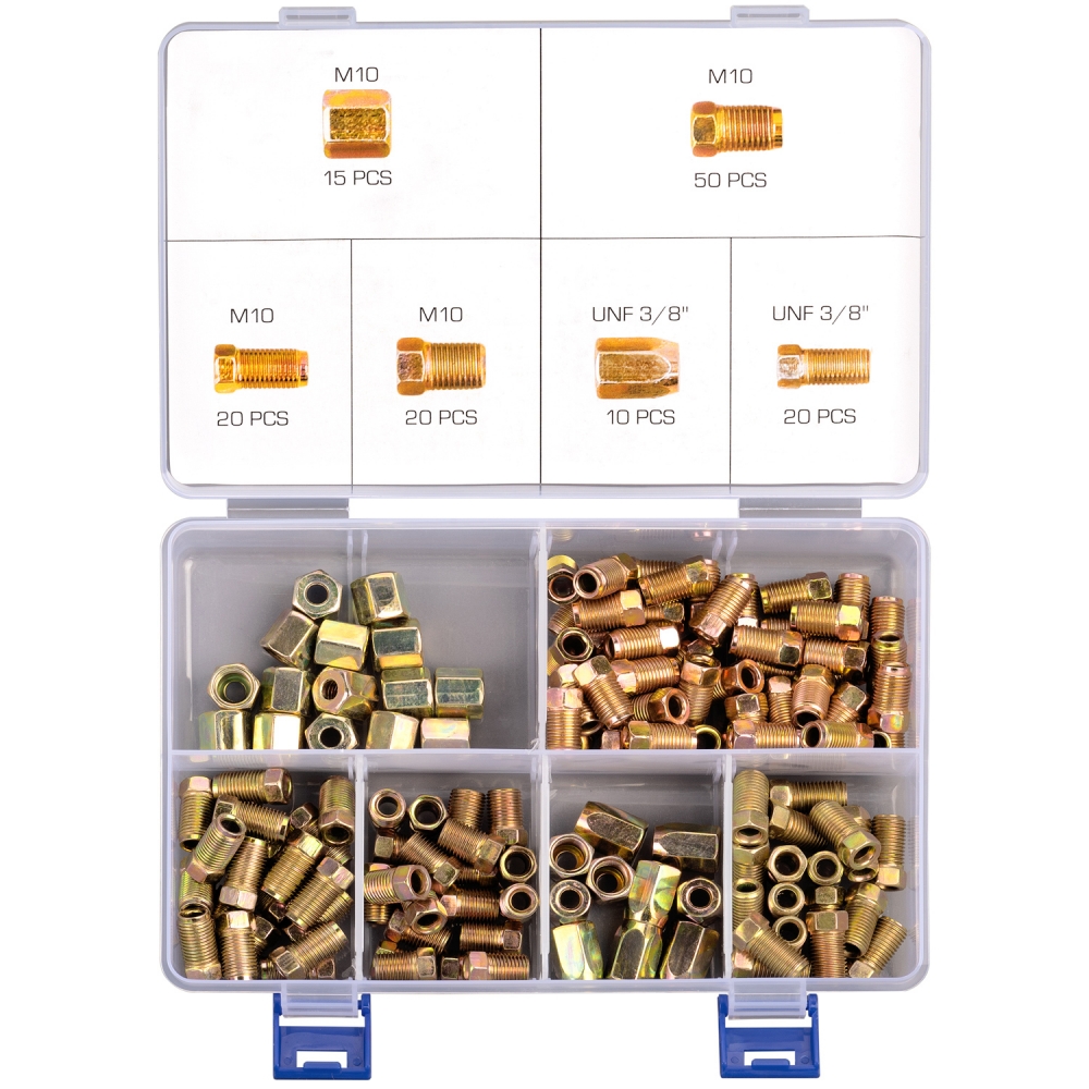 Surtido con tuercas para latiguillos de freno - 135 Piezas